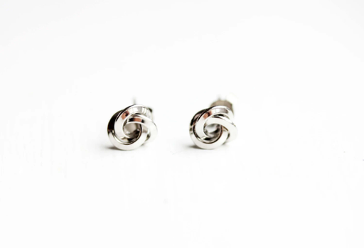 Silver Knot Studs