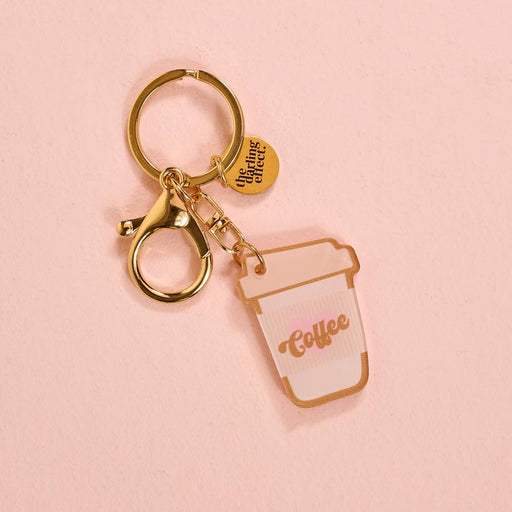 Coffee Cup Acrylic Keychain