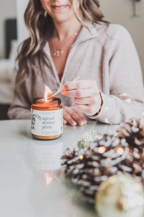 Spiced Winter Plum Soy Candle