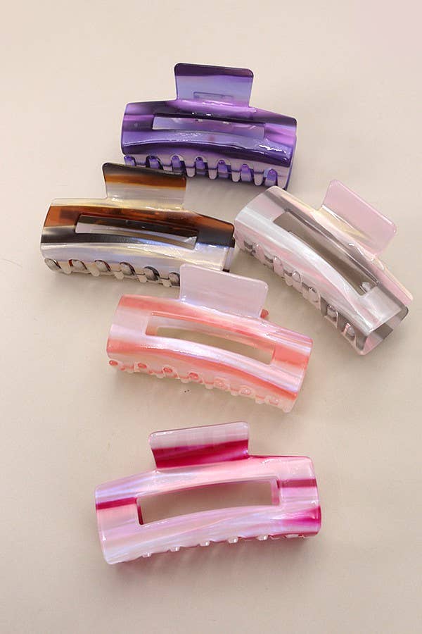 Topaz Colorful Blended Hair Claw Clip