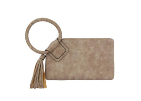 Olive Soft Vegan Leather Wristlet/Clutch