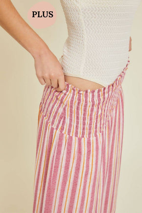 Plus White Textured Knit Bodysuit