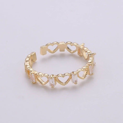 Gold Heart Love Ring