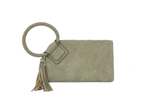 Olive Soft Vegan Leather Wristlet/Clutch