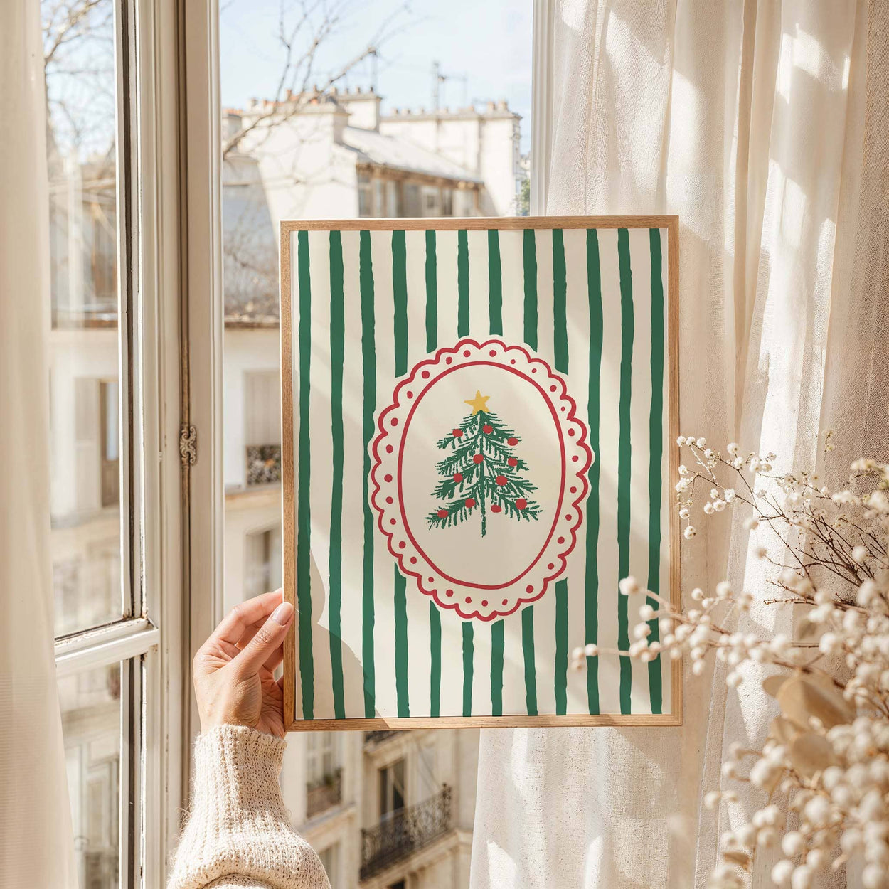 Frame Christmas Tree Print