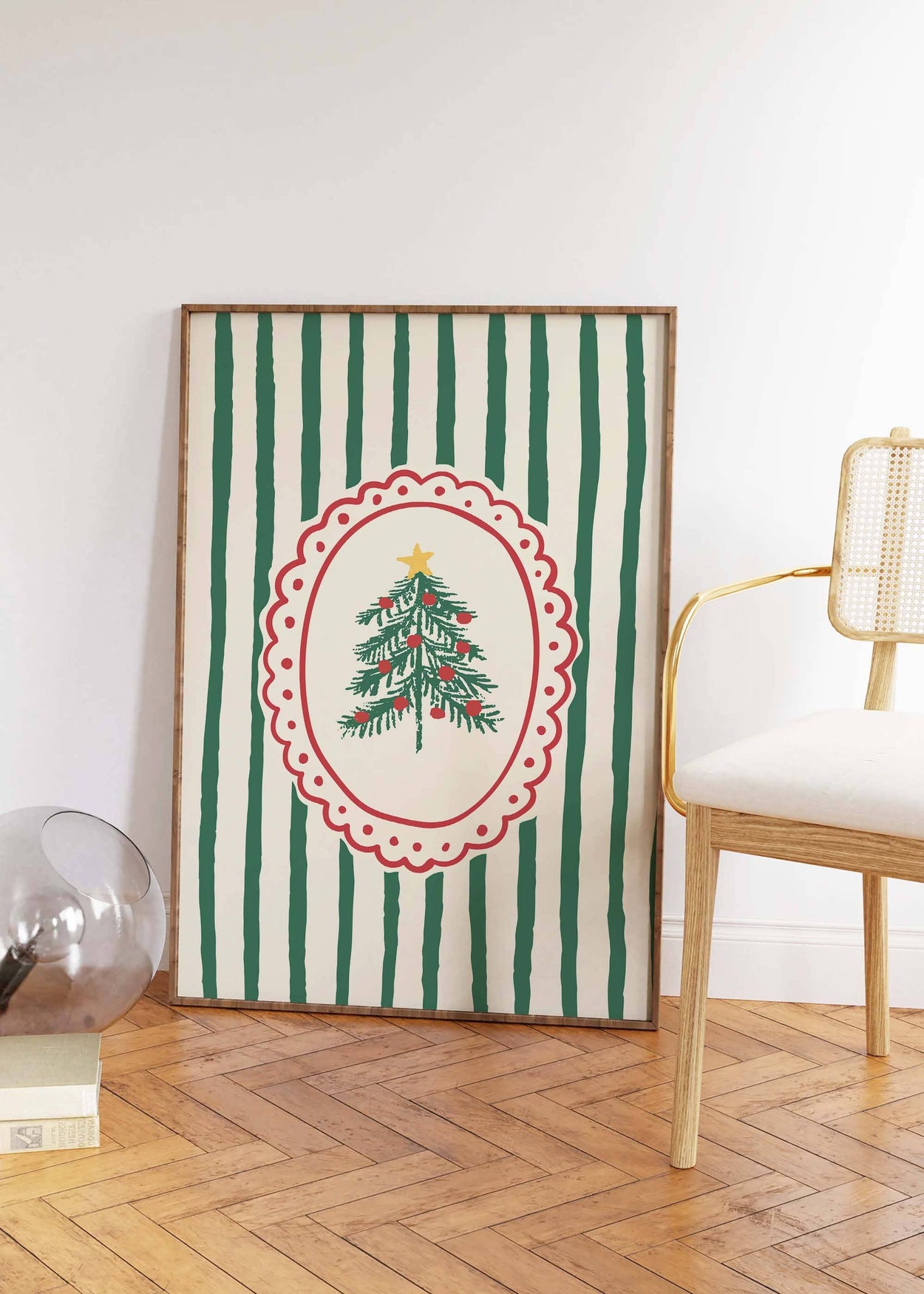 Frame Christmas Tree Print