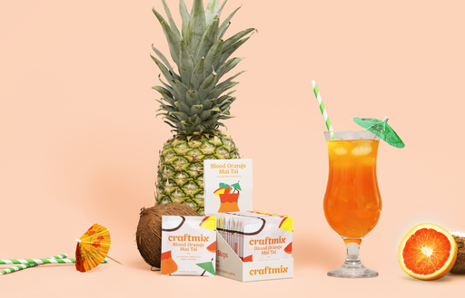 Blood Orange Mai Tai Cocktail Mocktail Mixer