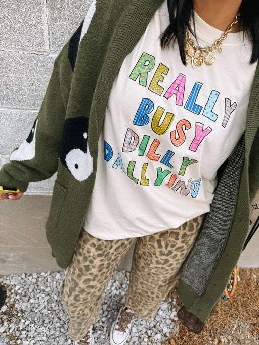 Ivory Dilly Dallying Graphic Tee