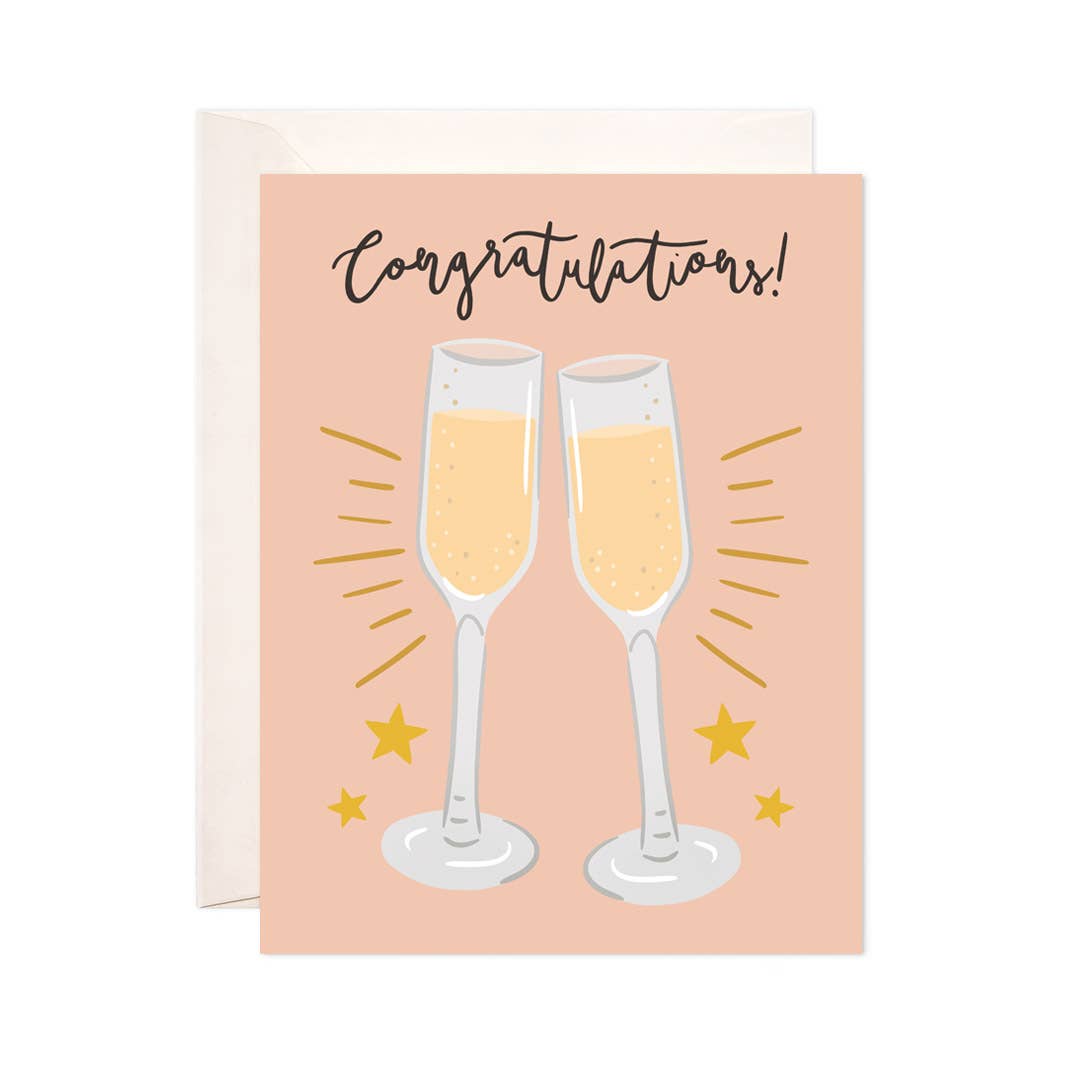 Cheers Congrats Greeting Card