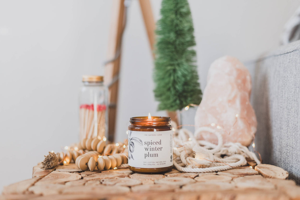 Spiced Winter Plum Soy Candle