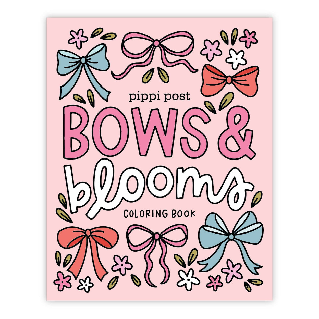 Bows & Blooms Coloring Book