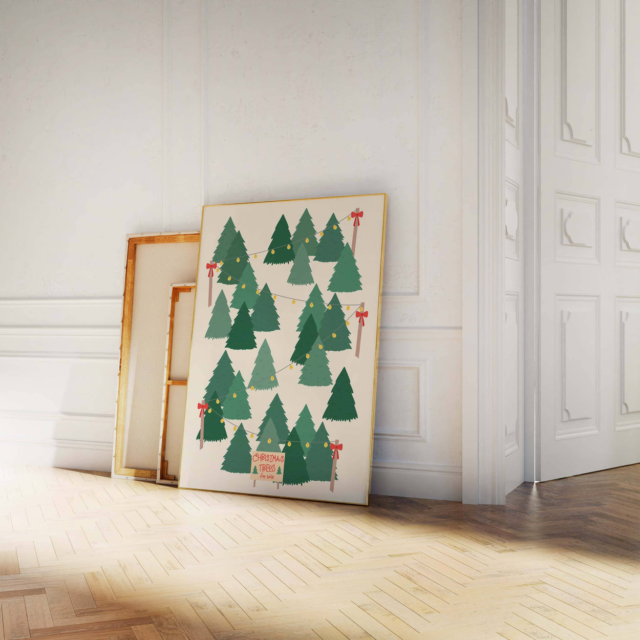 Christmas Tree Lot Print