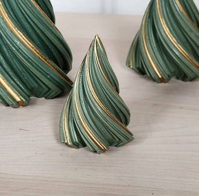 Mini Spruce Twist Concrete Christmas Tree