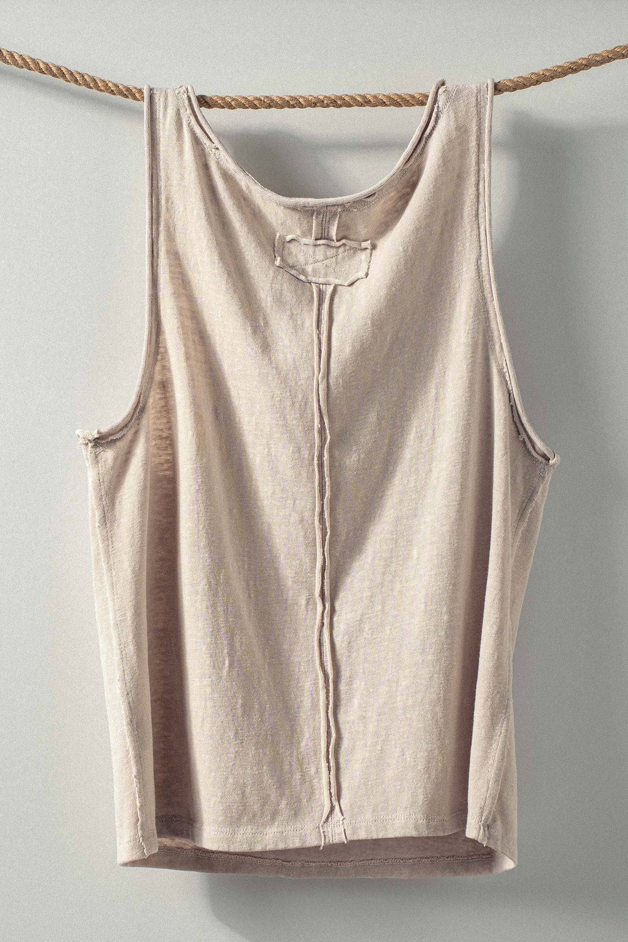 Oatmeal Sleeveless Tank Top
