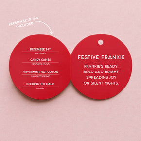 Festive Frankie Elf Ornament