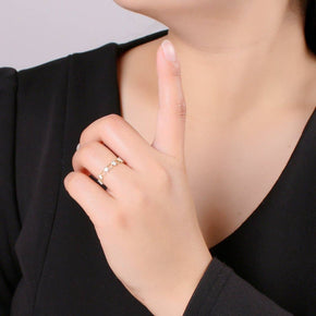 Gold Heart Love Ring