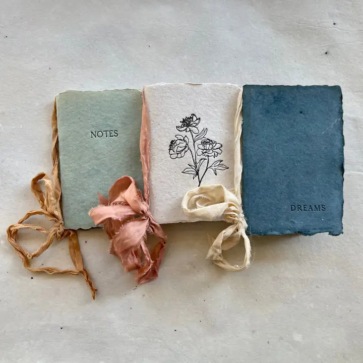 Dreams Paper Notebook With Silk Ribbon