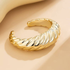Gold Style B Irregular Shape Bangle