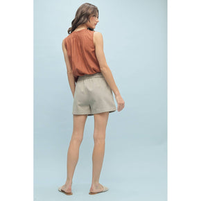 Off White Shorts With Drawstring