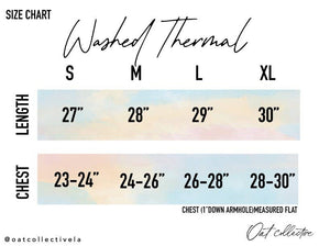 Latte Merry Thermal Vintage Pullover