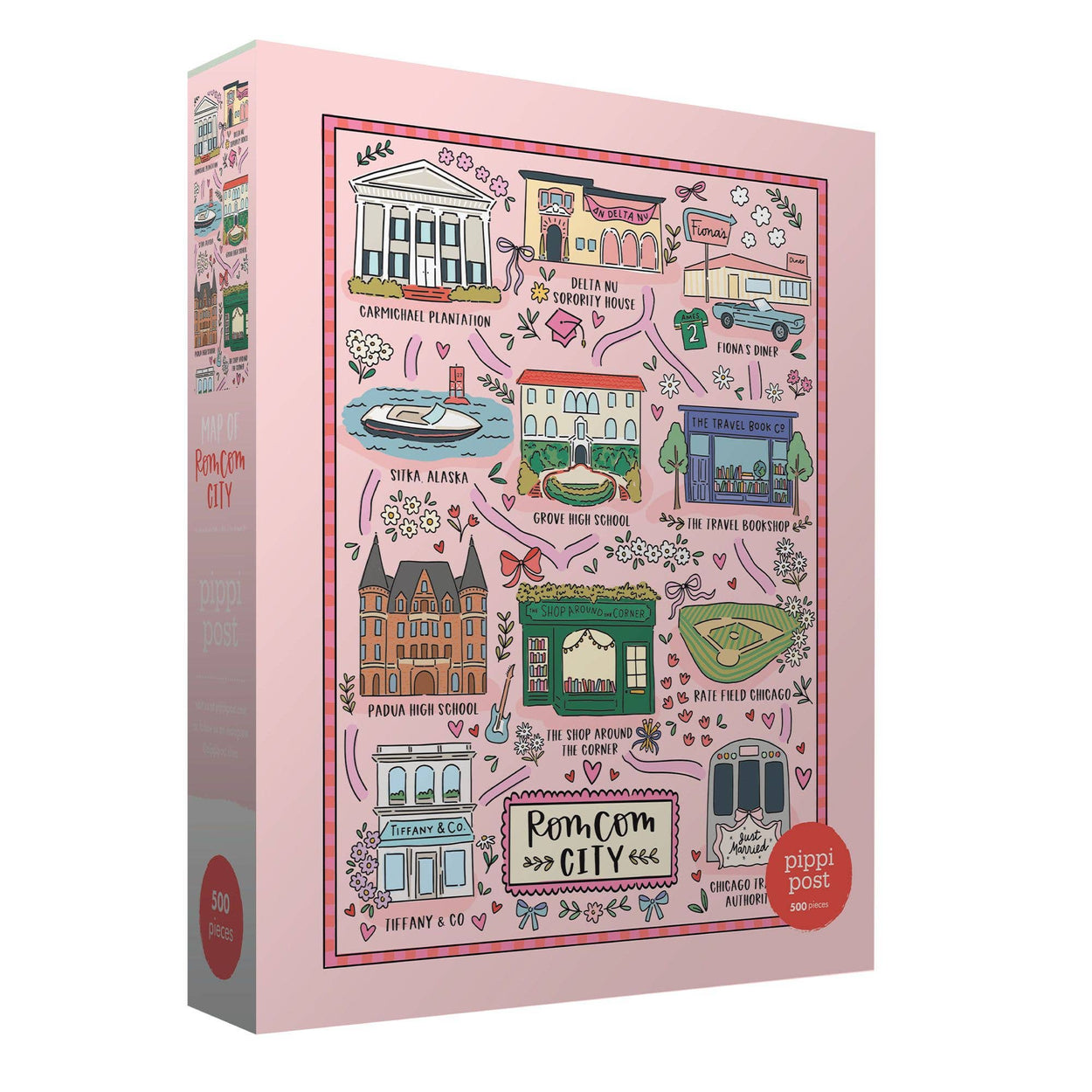 Rom Com City Map Puzzle