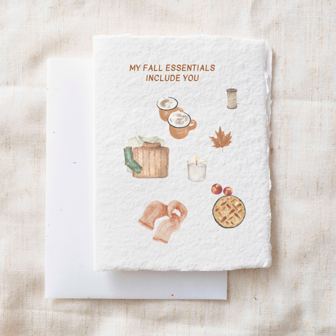 Fall Essentials Greeting Card