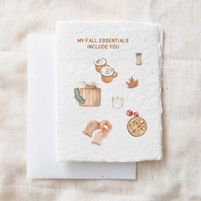 Fall Essentials Greeting Card