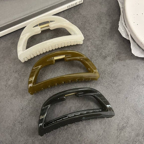 Coffee Bun Hair Claw