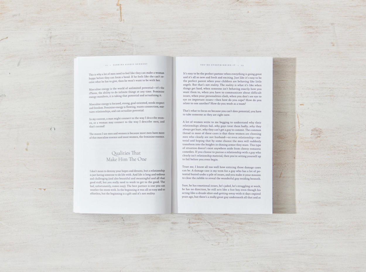 You're Overthinking It