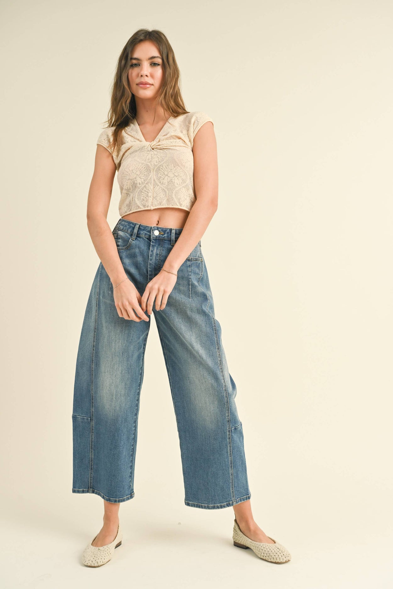 Loose Fit Denim Pants
