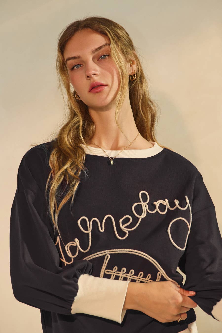 Gameday Embroidered Sweater