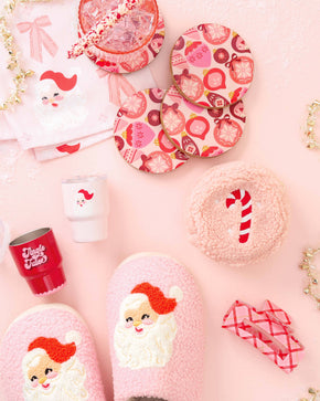 Candy Cane Circle Teddy Pouch