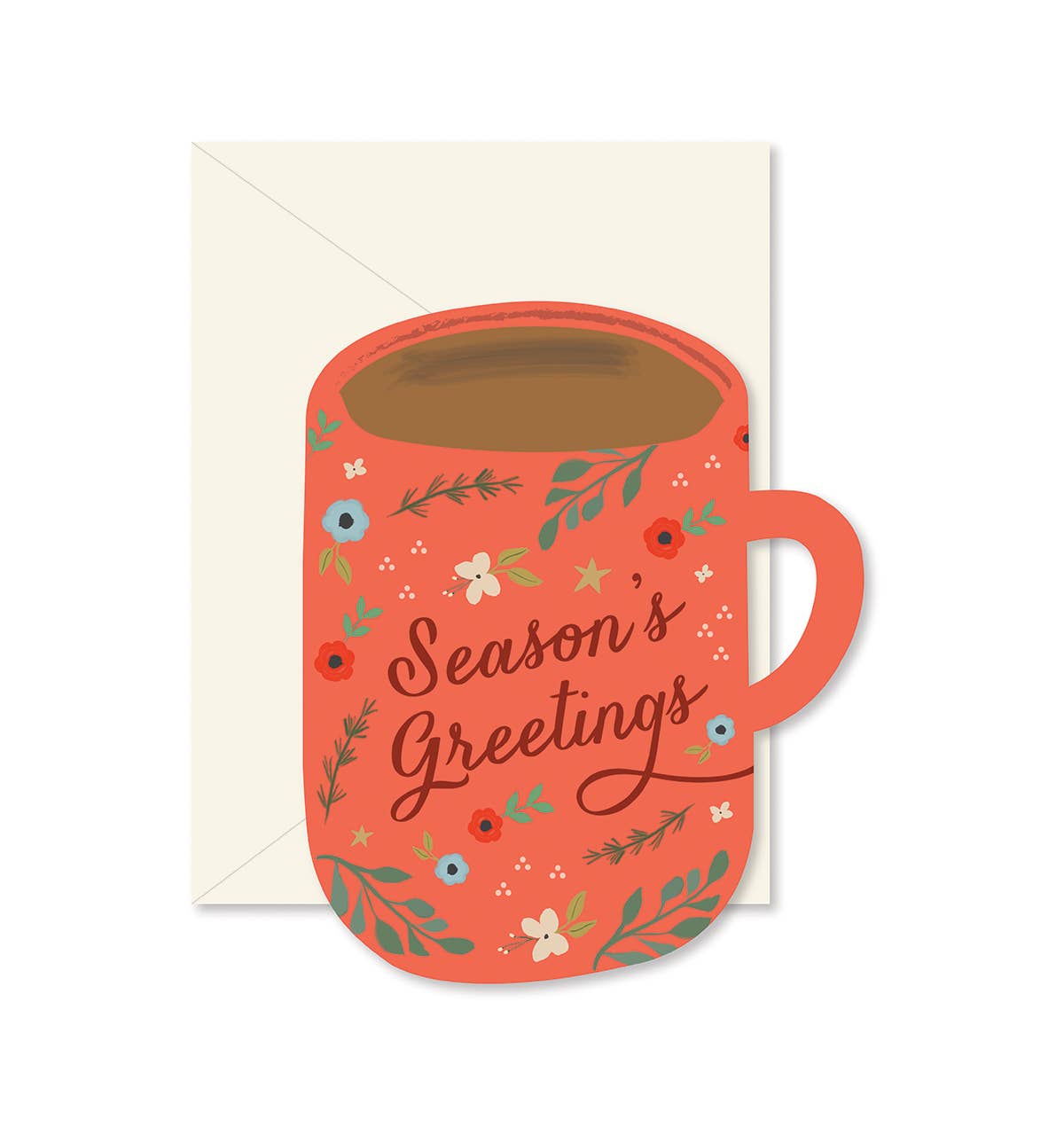 Season's Greetings Coffee Mug Greeting Card