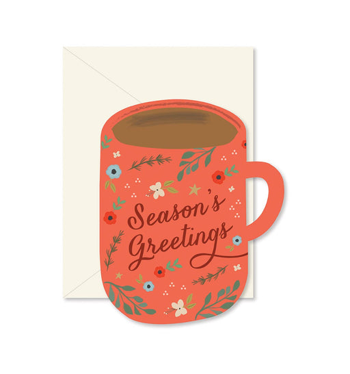 Season's Greetings Coffee Mug Greeting Card