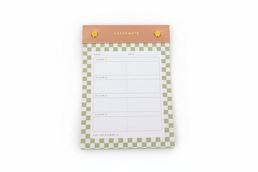 Checkmate Game Card Notepad