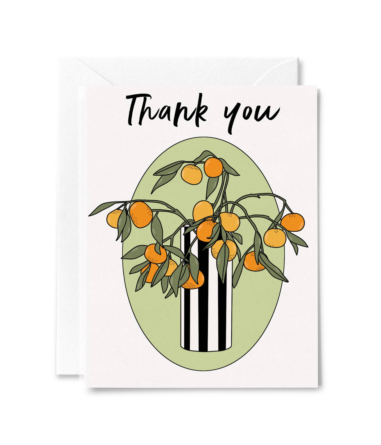 Citrus Bloom Thank You Card