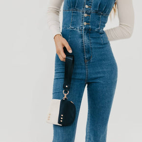 Pink Dual Pouch Wristlet