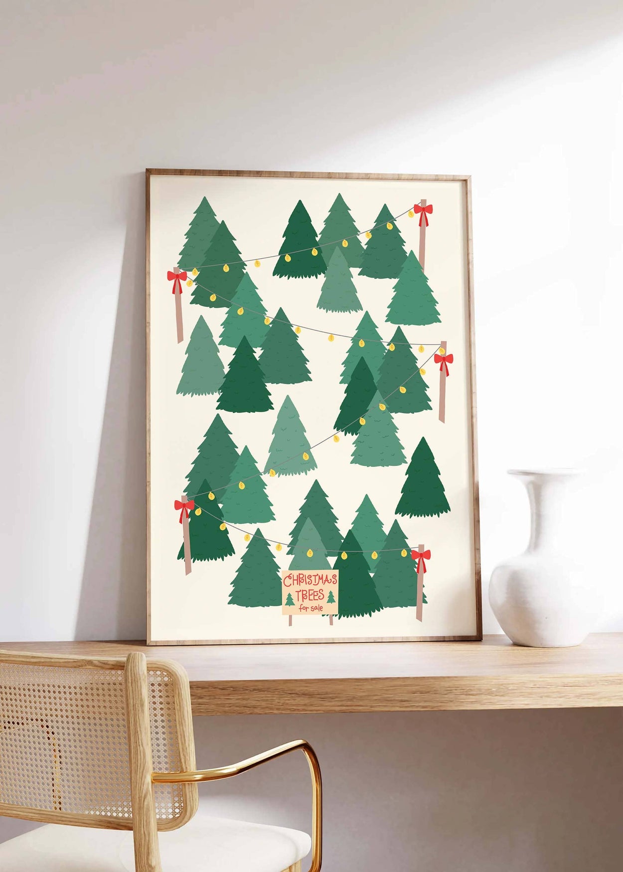 Christmas Tree Lot Print