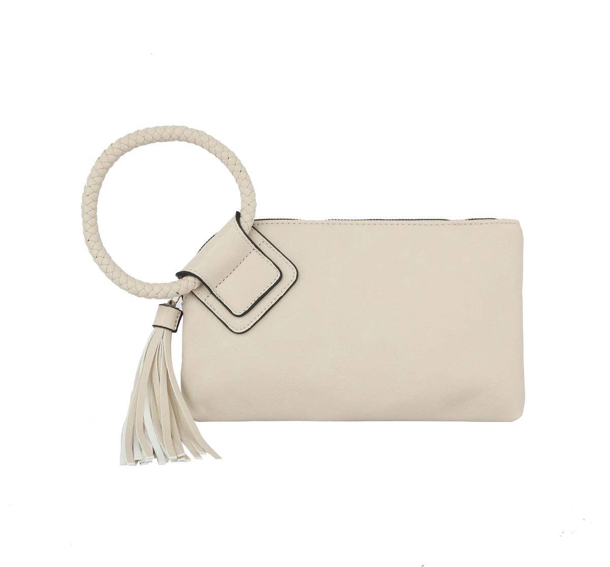 Olive Soft Vegan Leather Wristlet/Clutch