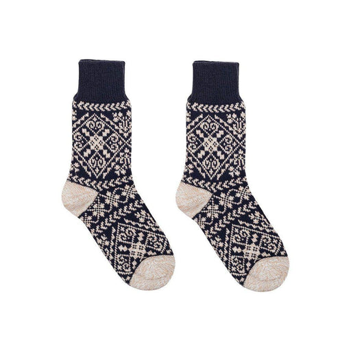 Navy Nordic Socks