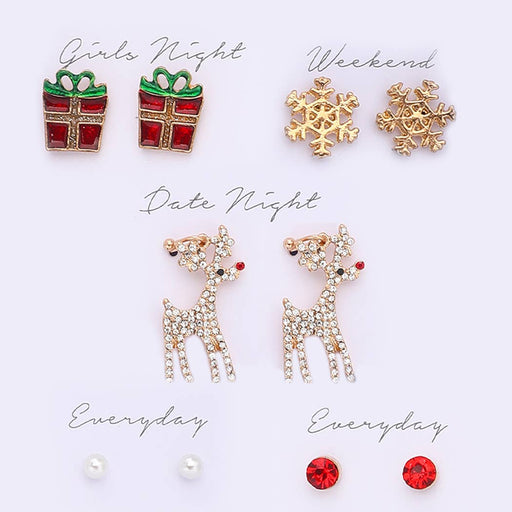 Holiday Themed Stud Earrings