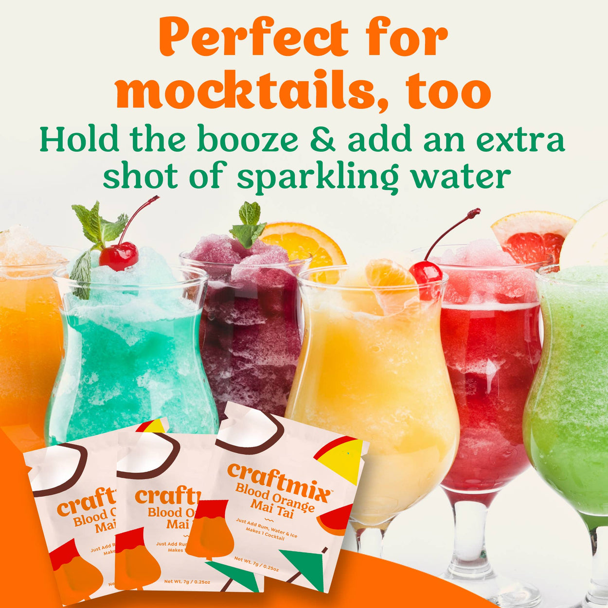 Blood Orange Mai Tai Cocktail Mocktail Mixer