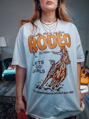 "This is My First Rodeo" Oversized T-Shirt