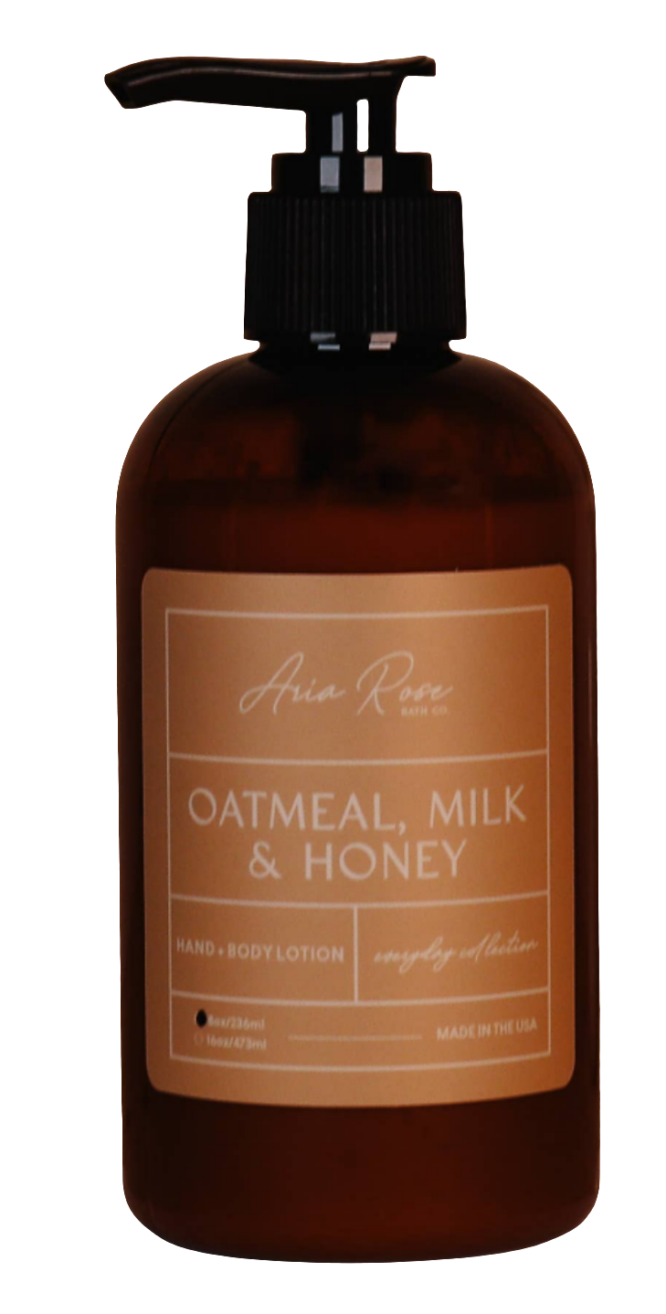 Oatmeal, Milk, & Honey Hand + Body Lotion: 8oz
