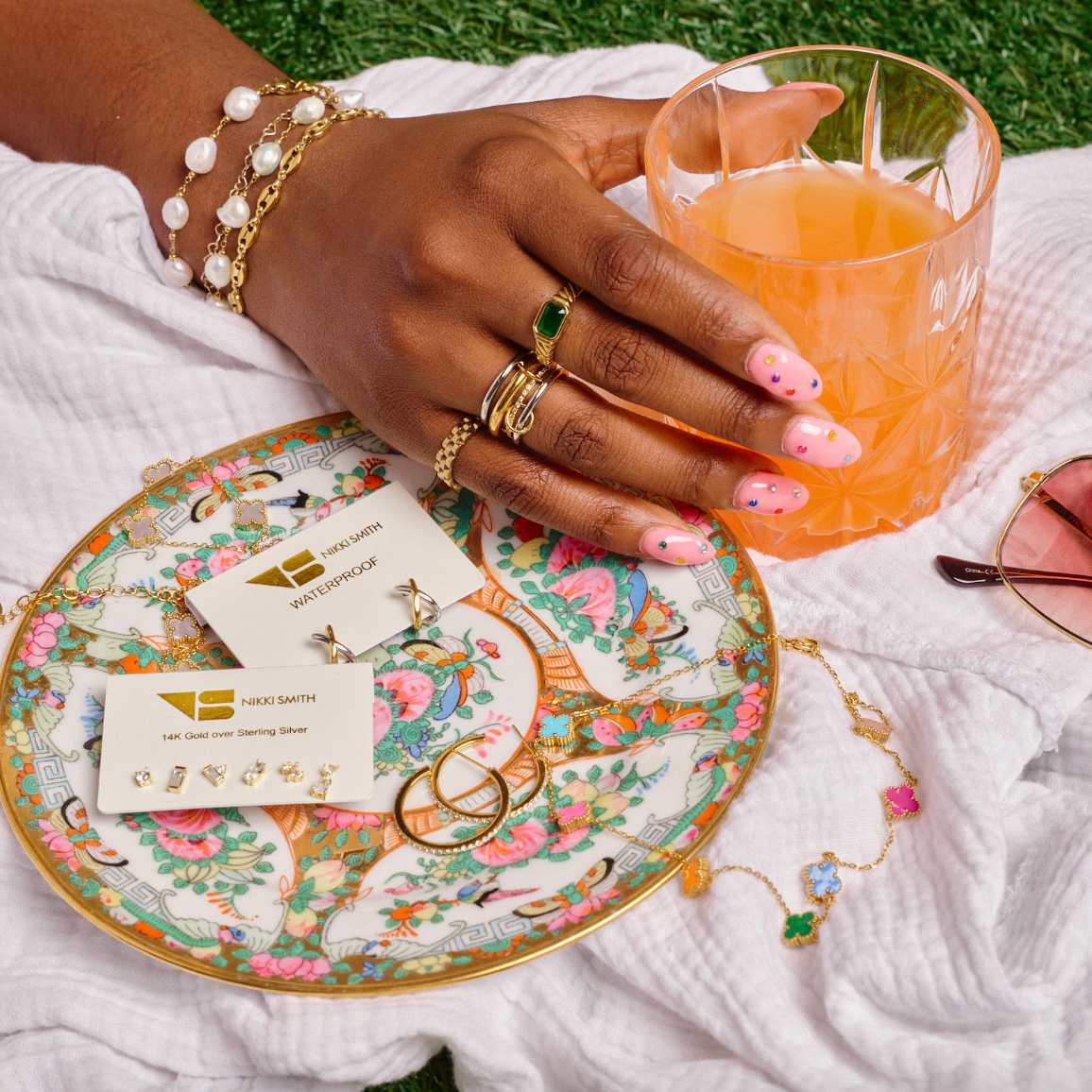 Olivia Mixed Metal Stacked Ring Set