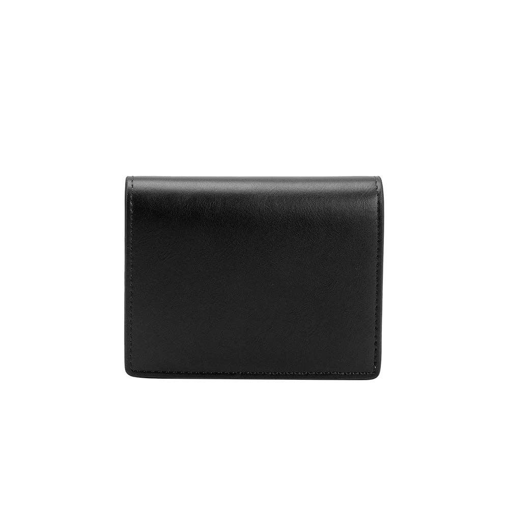 Milo Black Vegan Card Case Wallet
