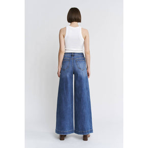 Super High Wide Leg Slouchy Wash
