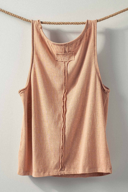 Desert Tan Sleeveless Tank Top