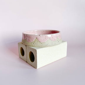 Small Scalloped Ceramic Dish