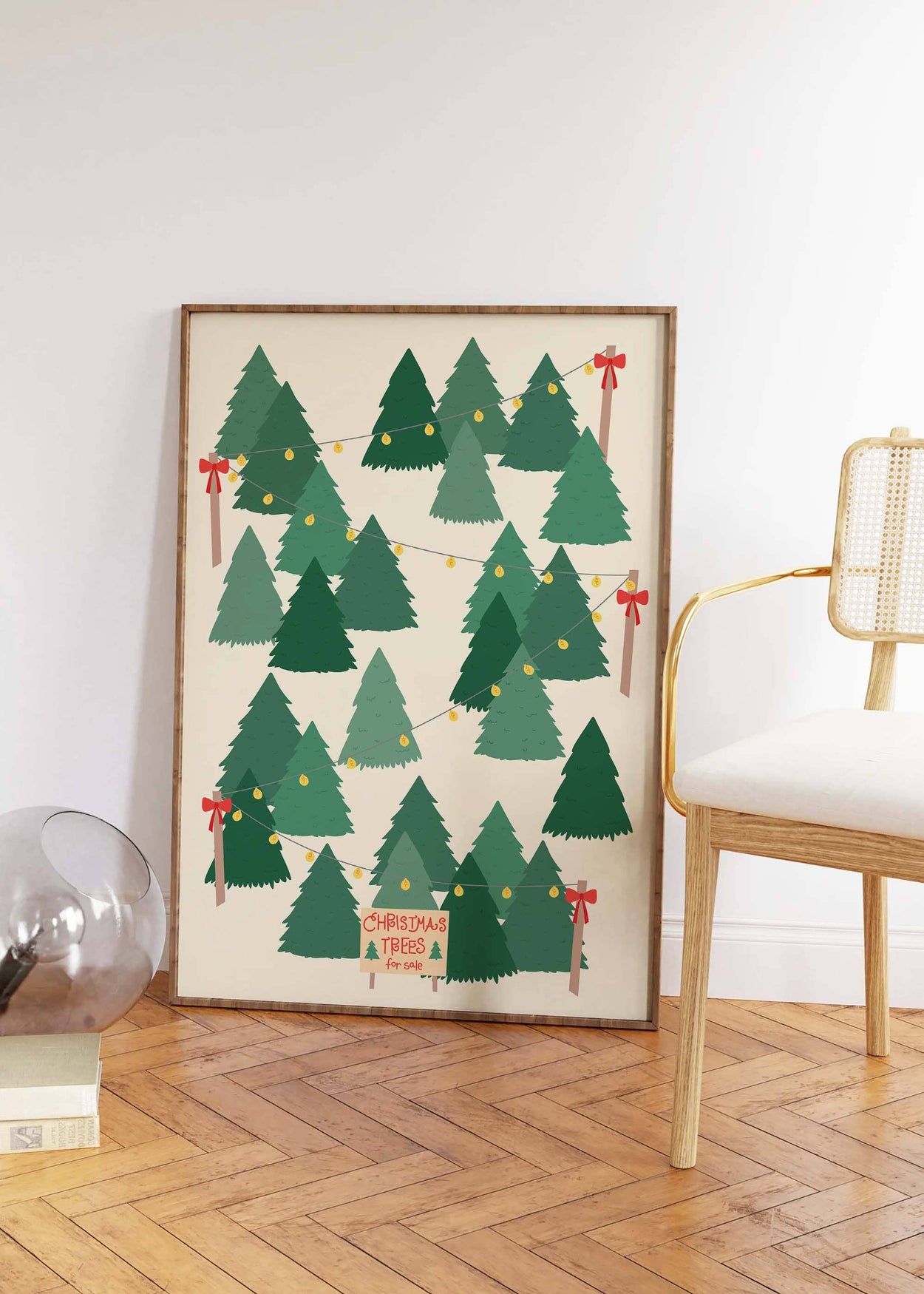 Christmas Tree Lot Print